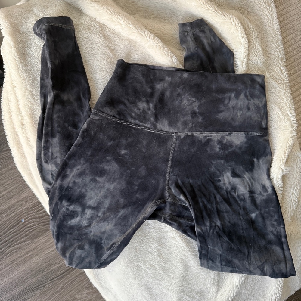 Black Tie-Dye Leggings lululemon